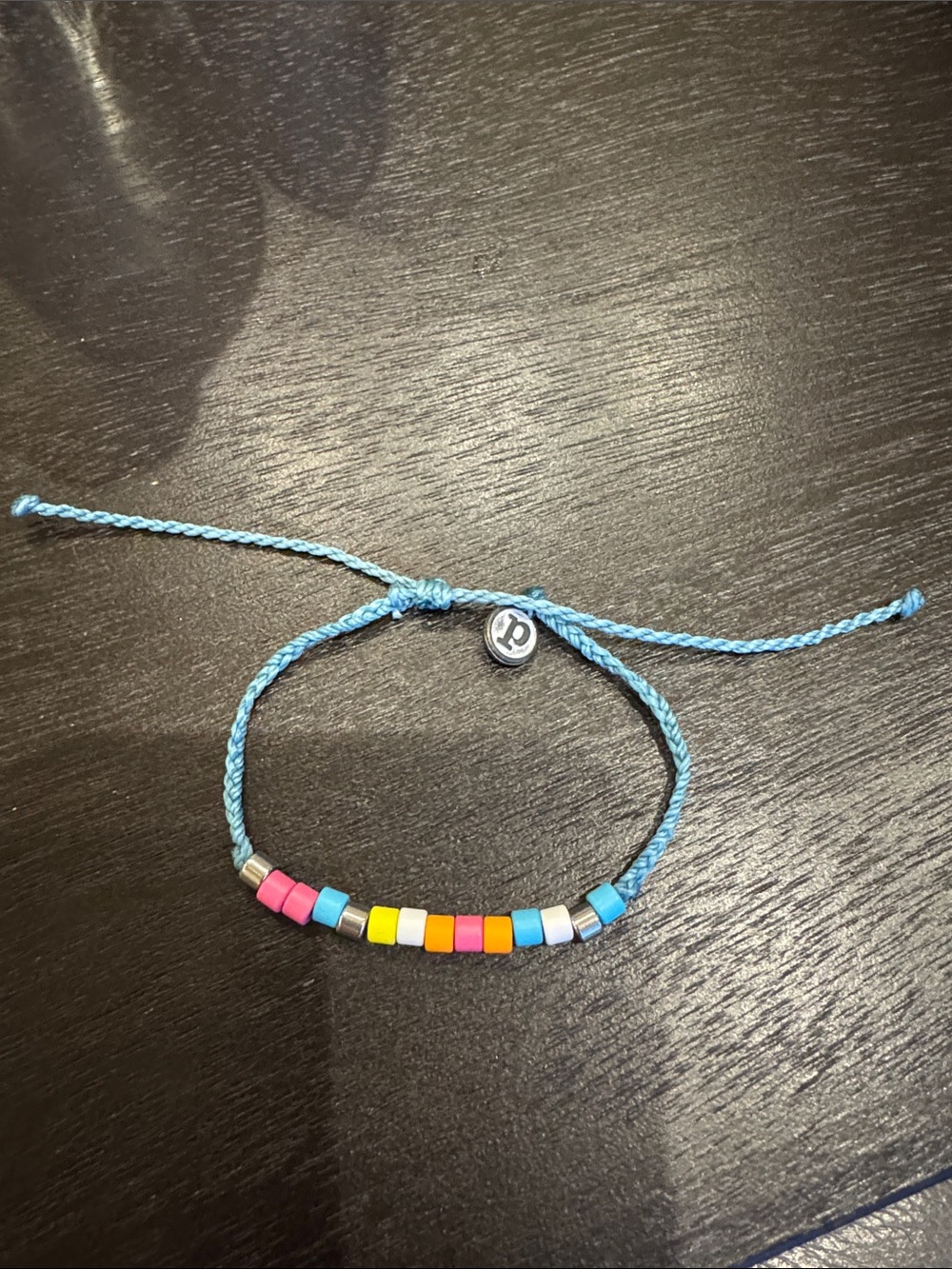 Pura Vida Blue Braided Beaded Bracelet